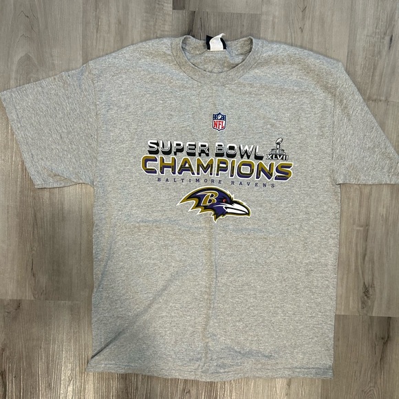Baltimore Ravens Super Bowl Champions T-Shirt - Picture 1 of 3